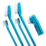 dog toothbrush set - 2 Dual-headed Brushes - BONUS 