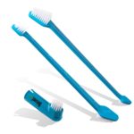 dog toothbrush set - 2 Dual-headed Brushes - BONUS 
