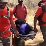 Rescuers Carry Rottweiler Over 4 Miles After Dog Injures Her Paw on Hike in California Forest.
