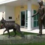 American military hero dog monument unveiled in Boca Raton.
